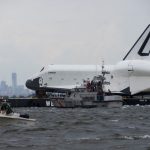Space Shuttle Enterprise by the Freedom Tower